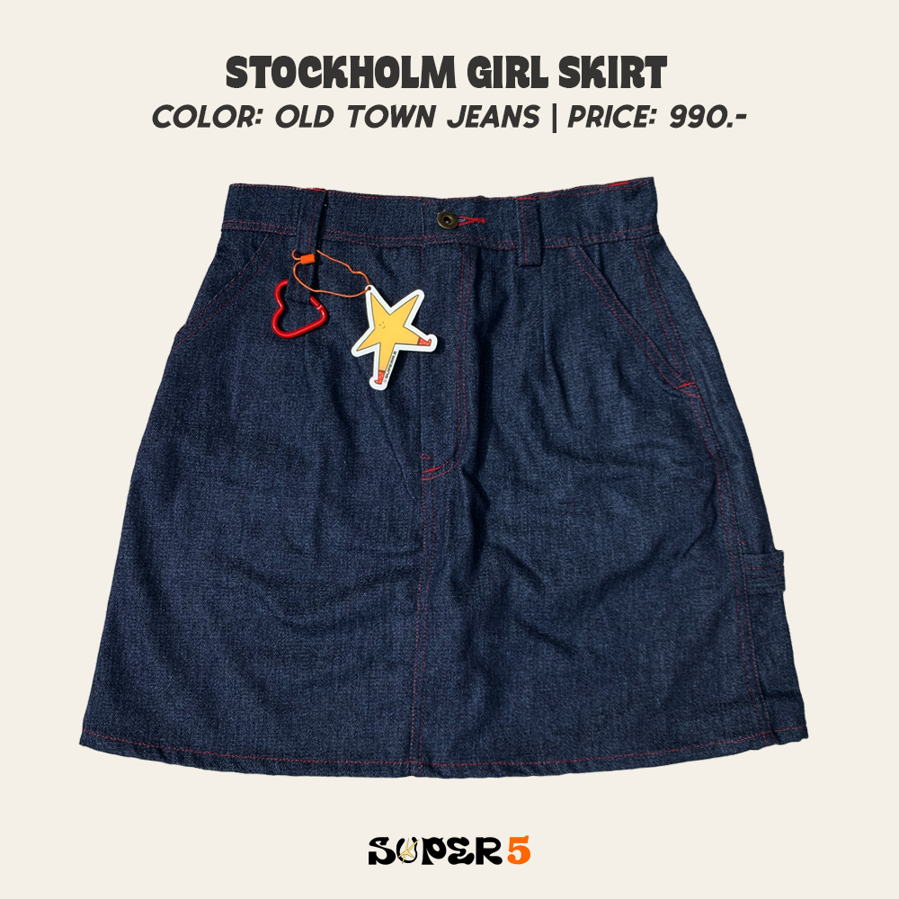 Stockholm Girl Skirt (สี Old Town Jeans)