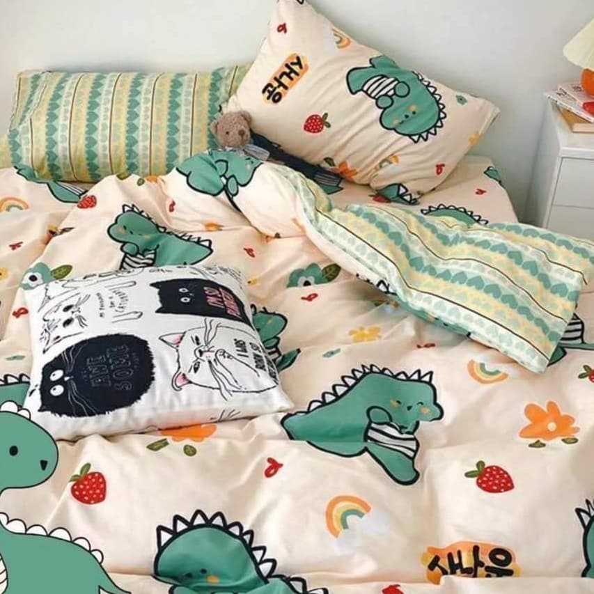 (ส่งฟรี) ❤ 490 บาท ชุดผ้าปูที่นอน+ผ้านวม