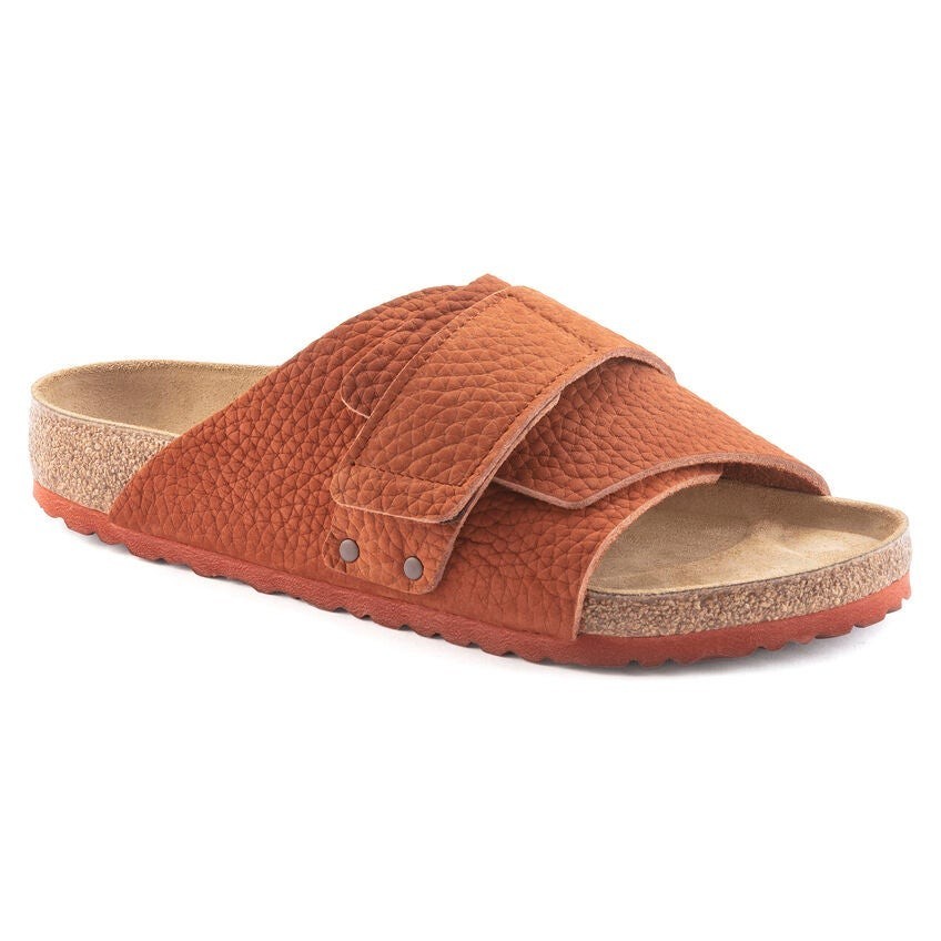 Birkenstock รองเท้าแตะ ผู้ชาย รุ่น Kyoto สี Desert Buck Burnt Clay - 1023457 (regular)