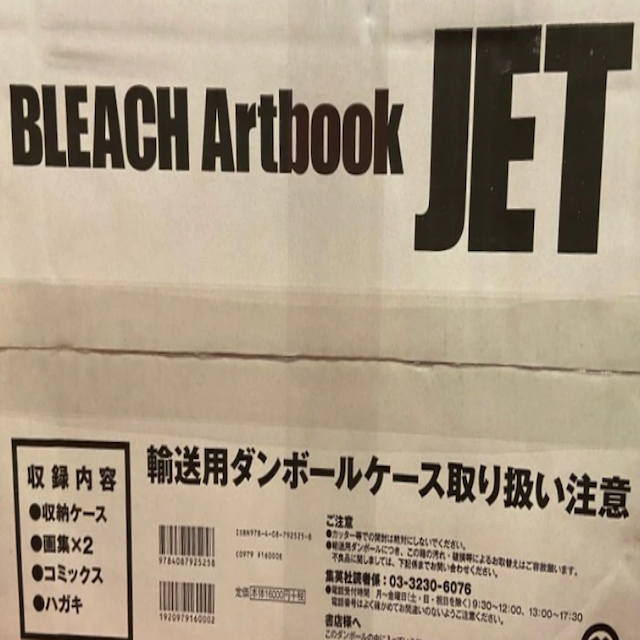 Bleach Illustration JET with Shipping Box (Tite Kubo)