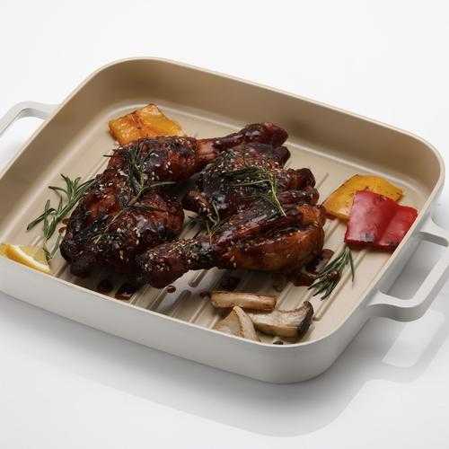 FIKA : กระทะย่างเหลี่ยม 28 cm - [Rectangular grill 28 cm]