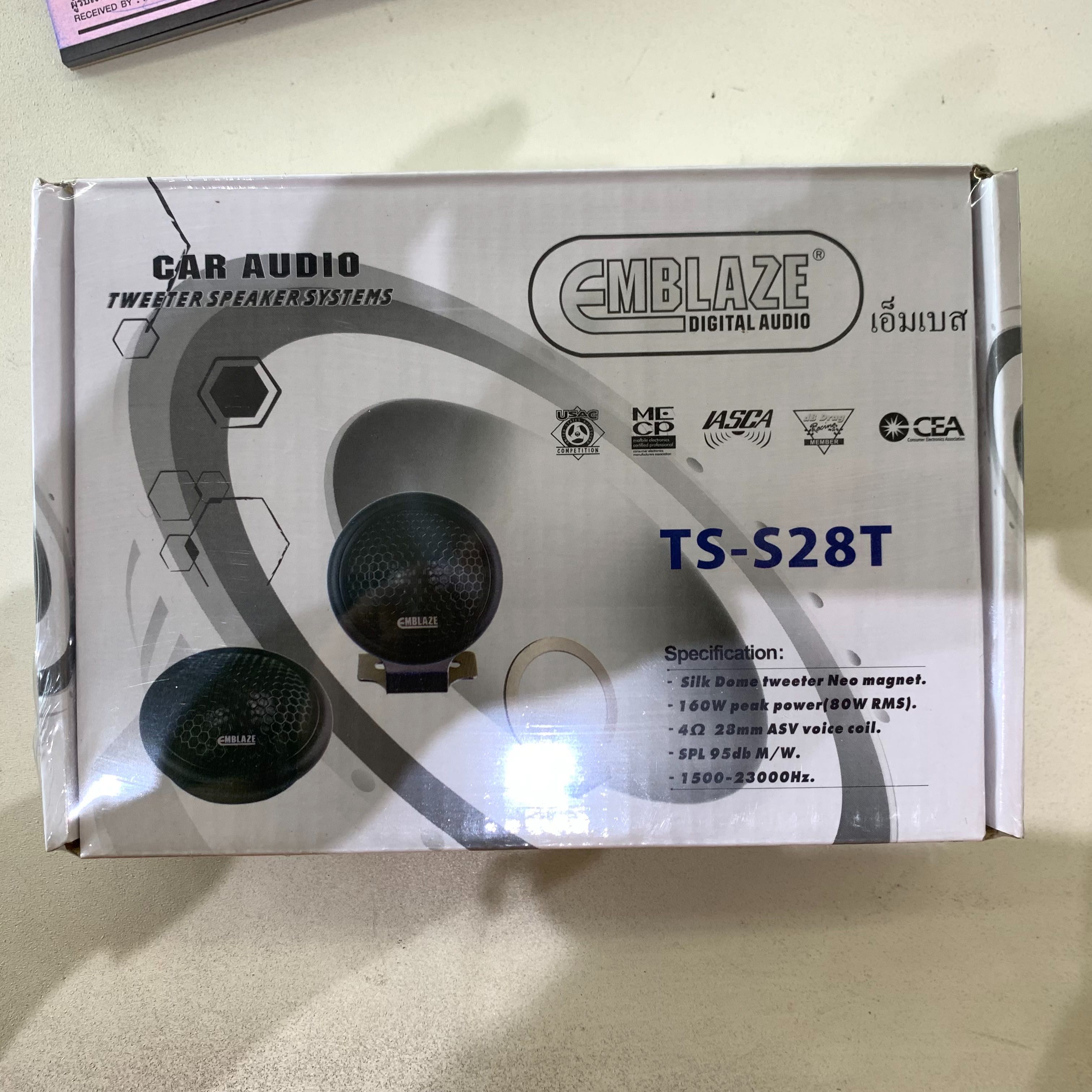 ลำโพงแหลมโดม EMBLAZE TS-S28T ทวิตเตอร์โดม ลำโพงเสียงแหลม