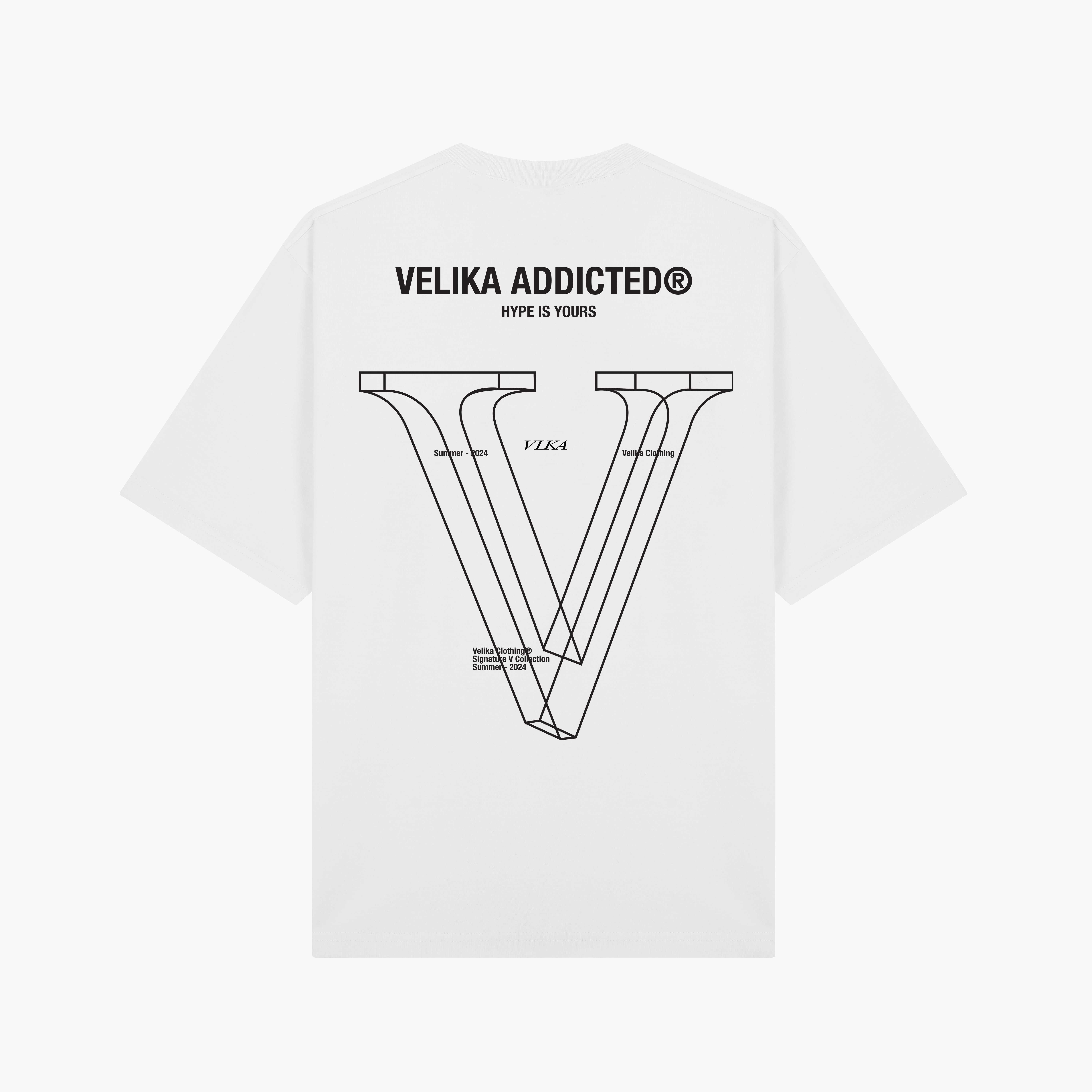 Signature V 2024 Oversize T-Shirt [White]