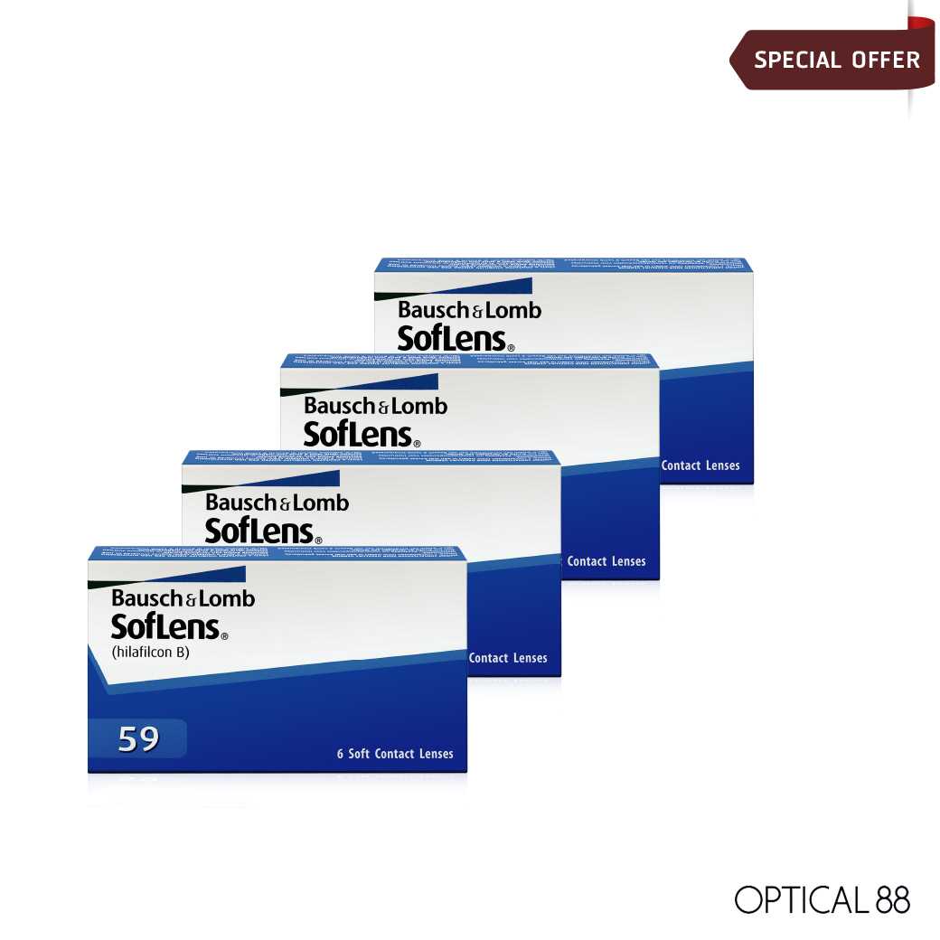 Soflens 59 (6P) X Pack 4