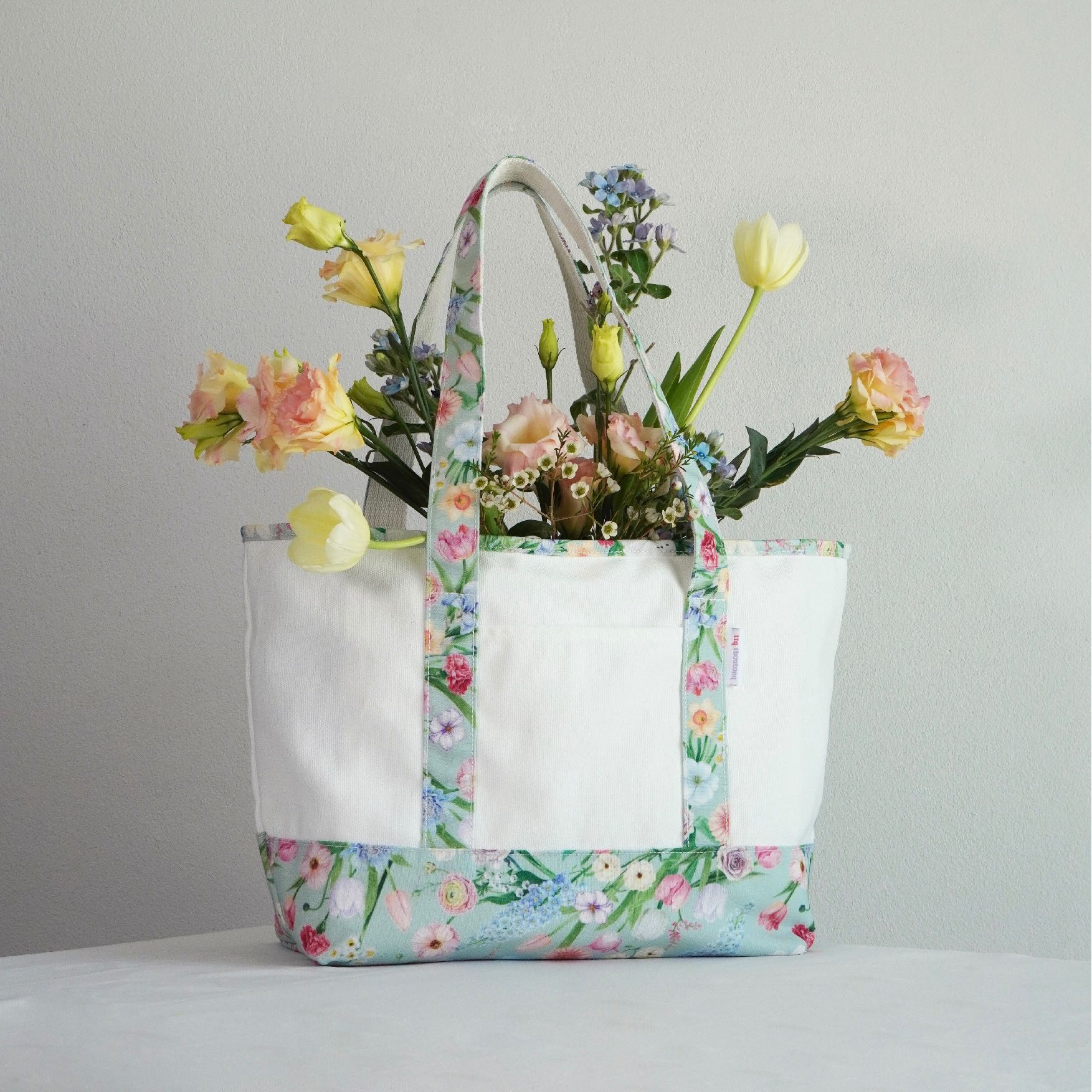 Tote bag : mint green