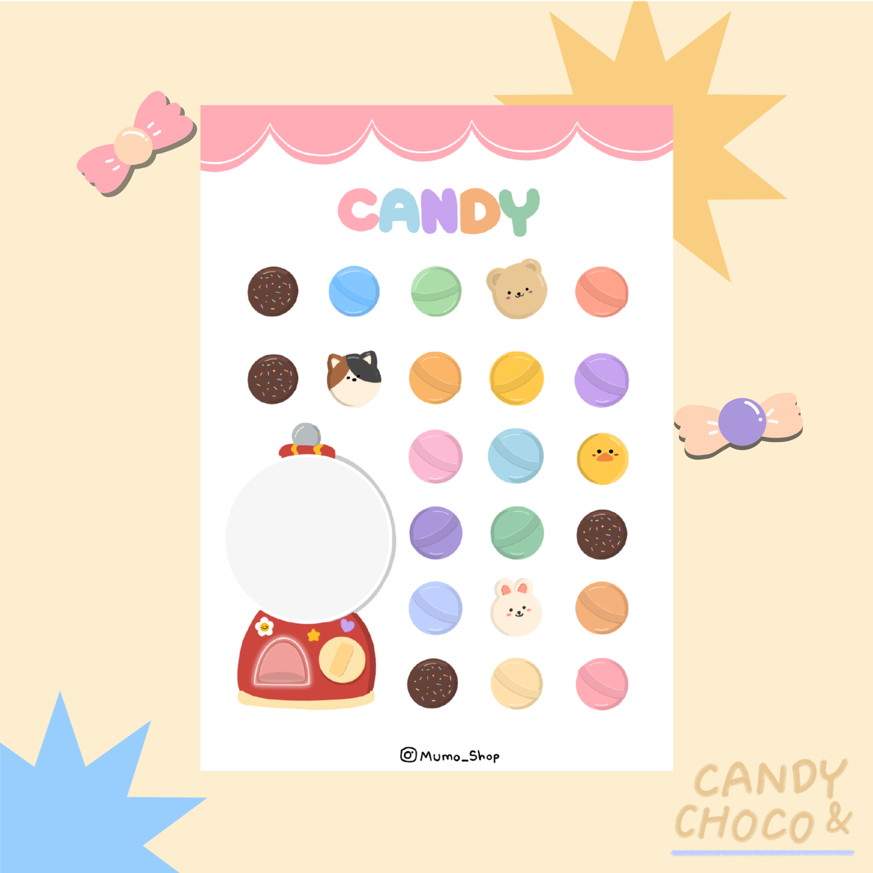 Candy  🍭 Sticker A6