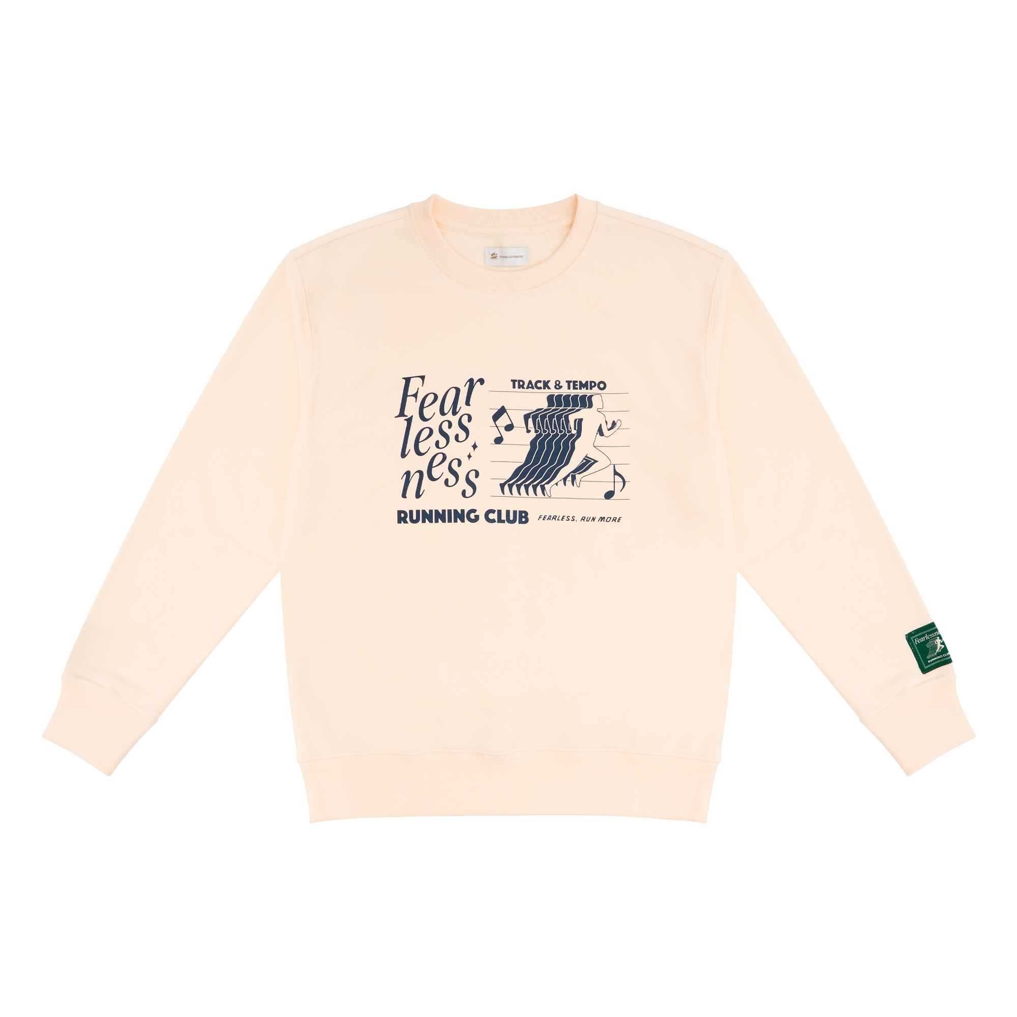 FEARLESSNESS Track & Tempo Sweater - Cream