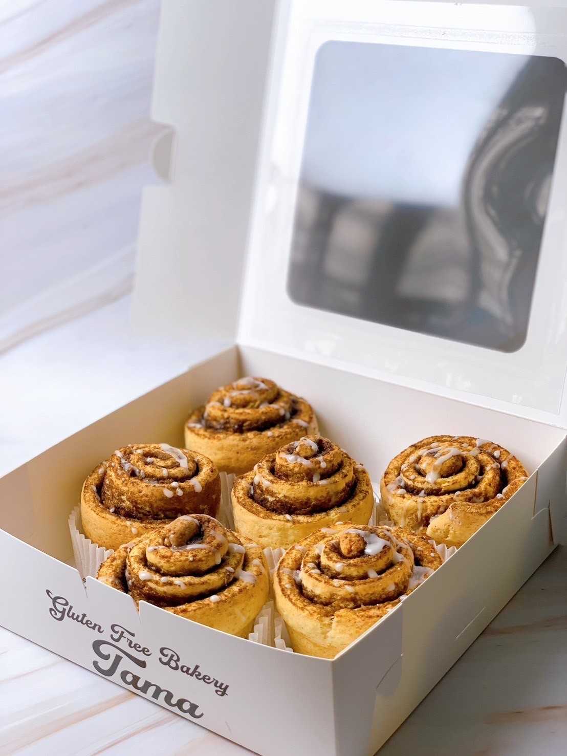 Cinnamon Roll 6 Piece【Gluten Free&Vegan】