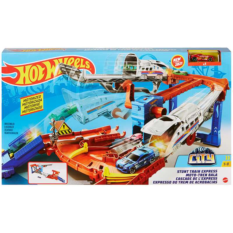Hot Wheels Stunt Train Express (GRW38)