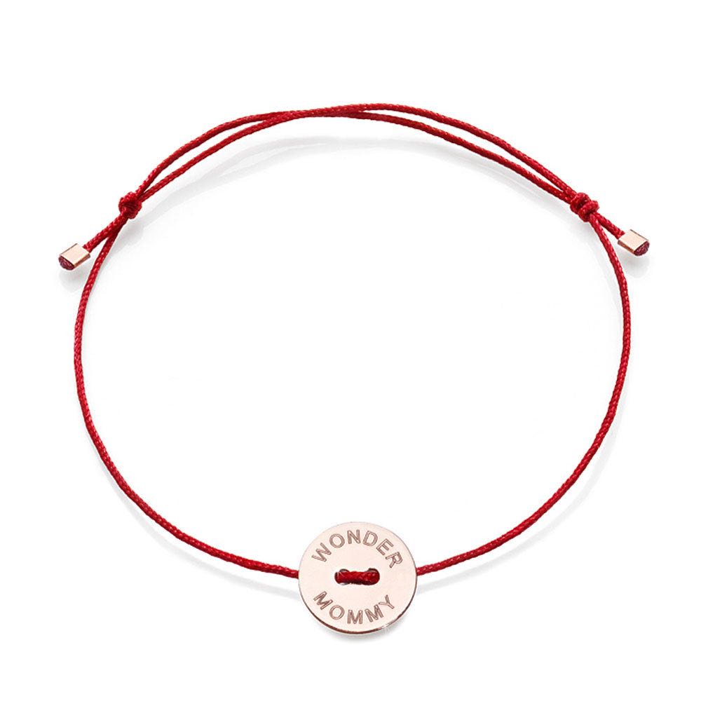 BRACELET -  Red Ribbon Wonder Mommy