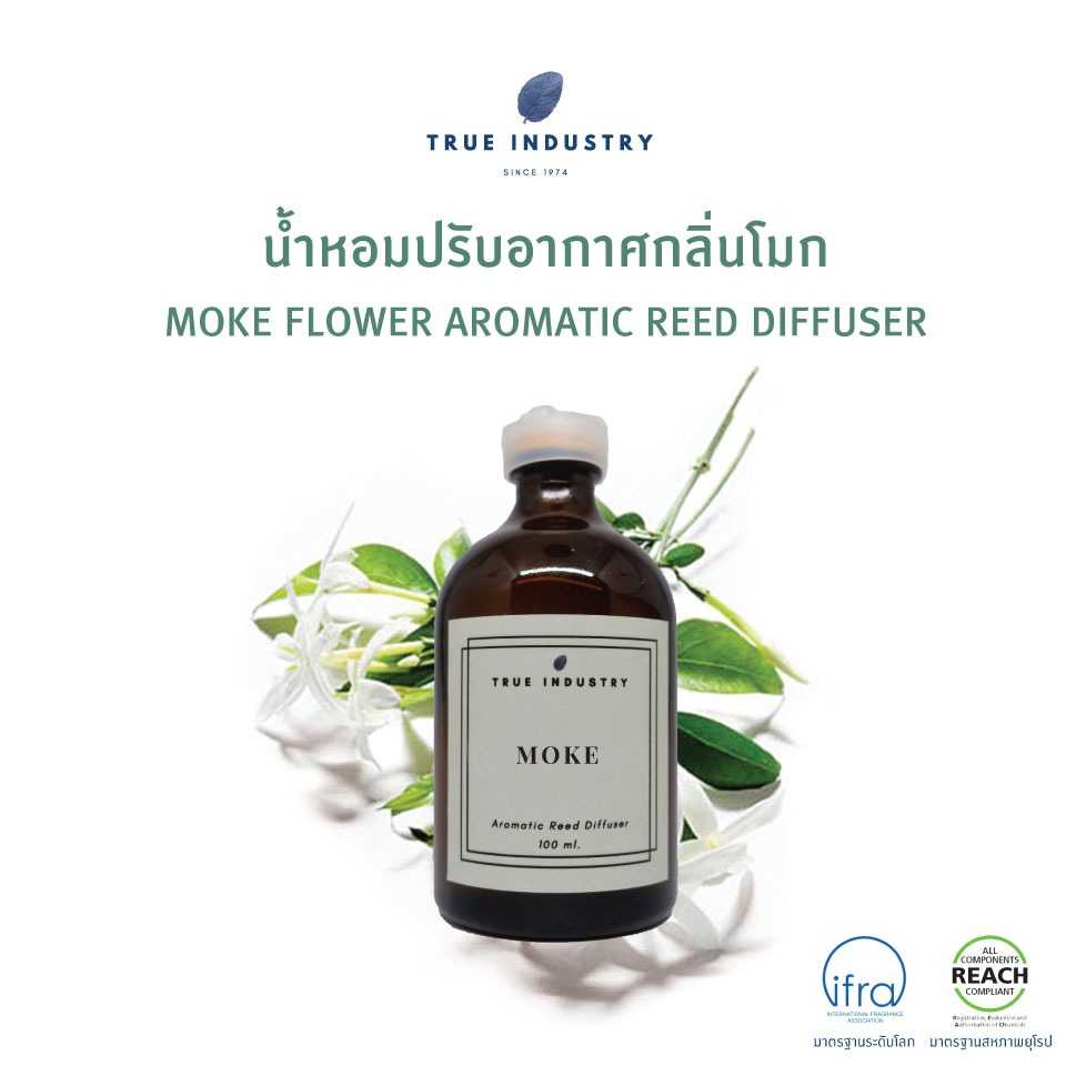 น้ำหอมปรับอากาศกลิ่นโมก (Moke Aromatic Reed Diffuser)