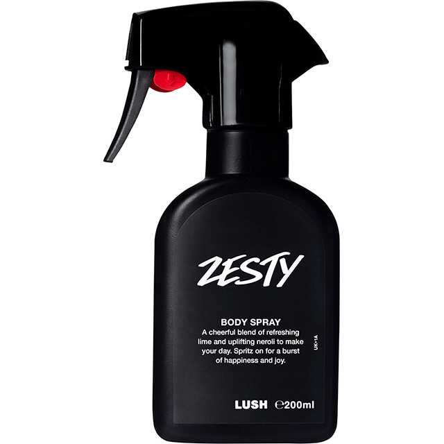 LUSH Zesty Body Spray : 200ml สเปรย์น้ําหอม สเปรย์ฉีดร่างกาย  สเปรย์อเนกประสงค์