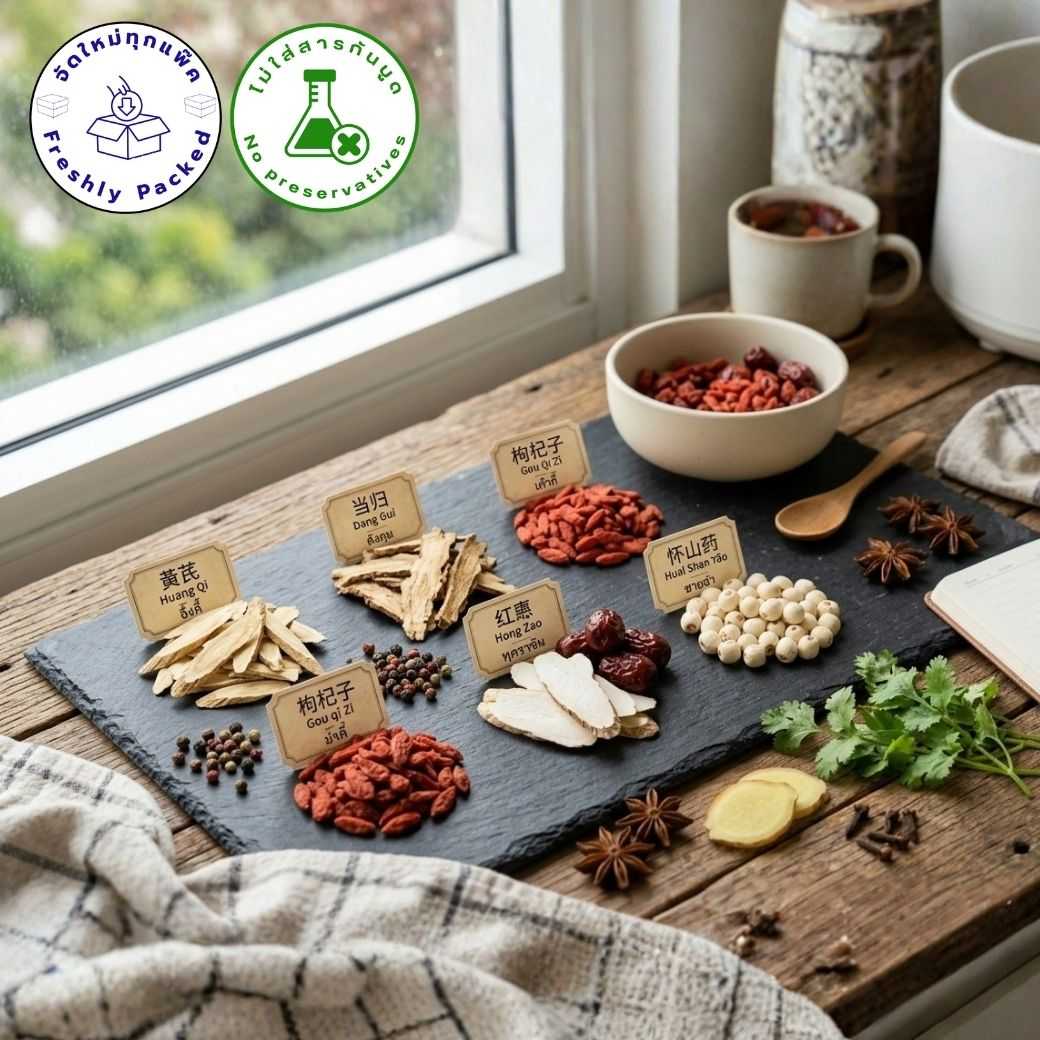 ชุดตุ๋นเนื้อเครื่องยาจีน เนื้อตุ๋นจักรพรรดิ