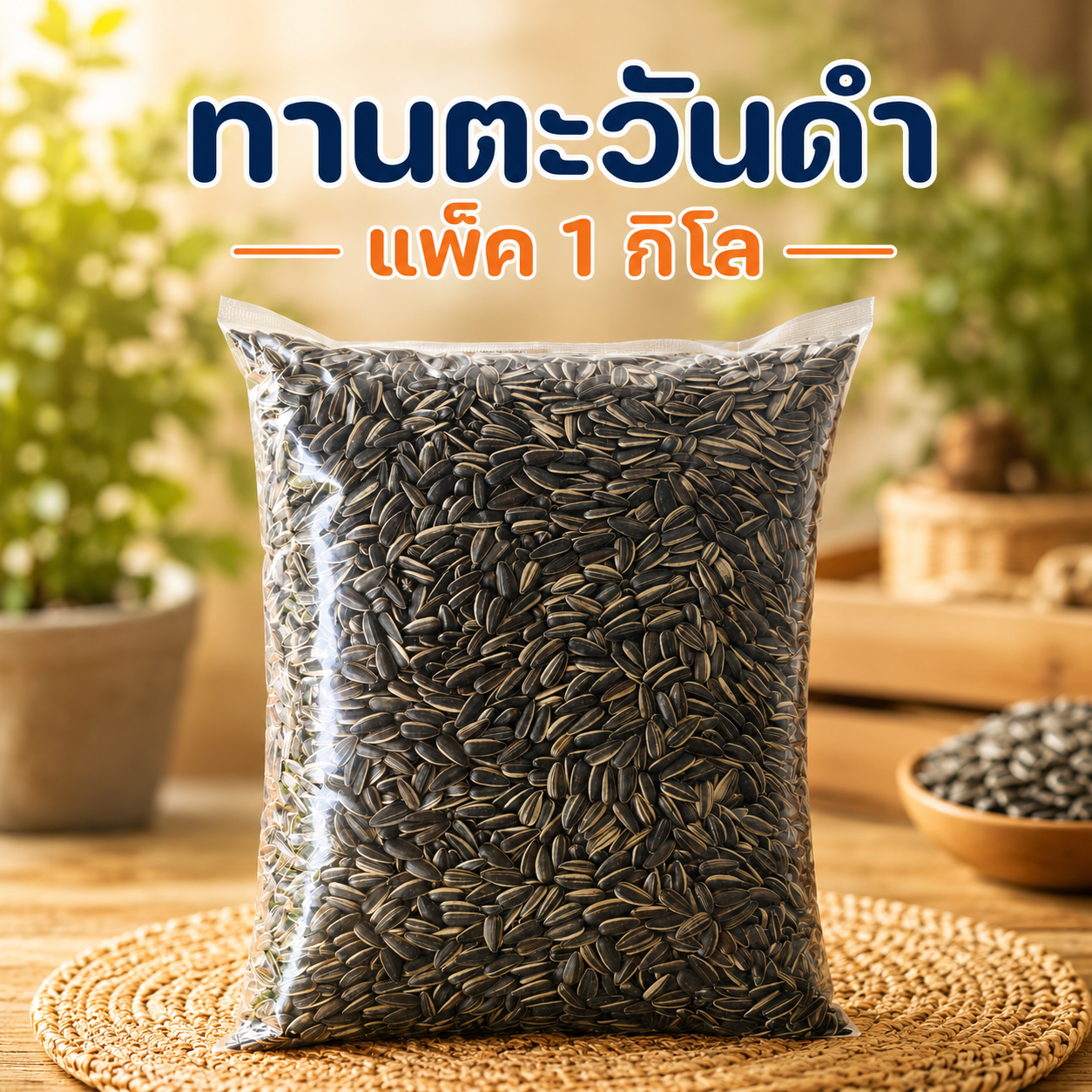 ทานตะวันดำ แพ็ค 1 กก.