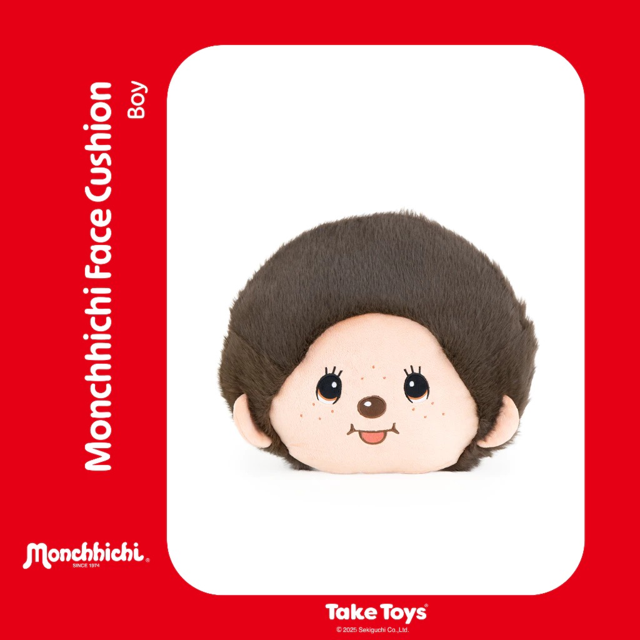 MONCHHICHI FACE CUSION(BOY 38x37 CM.)
