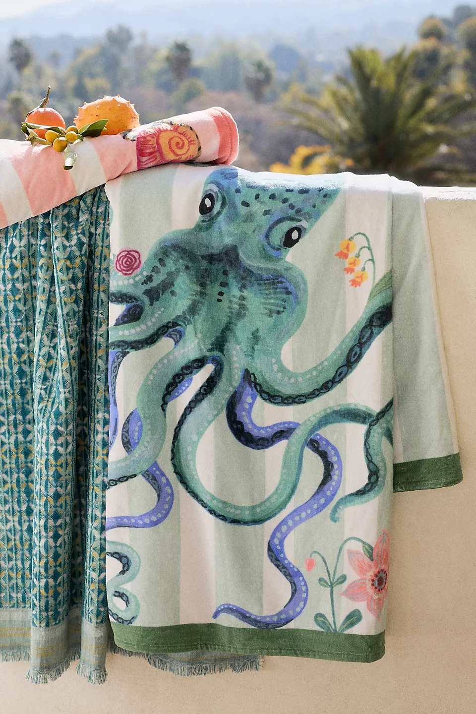 (พรีออเดอร์) มี 4 แบบ Nathalie Lete By The Sea Beach Towel
