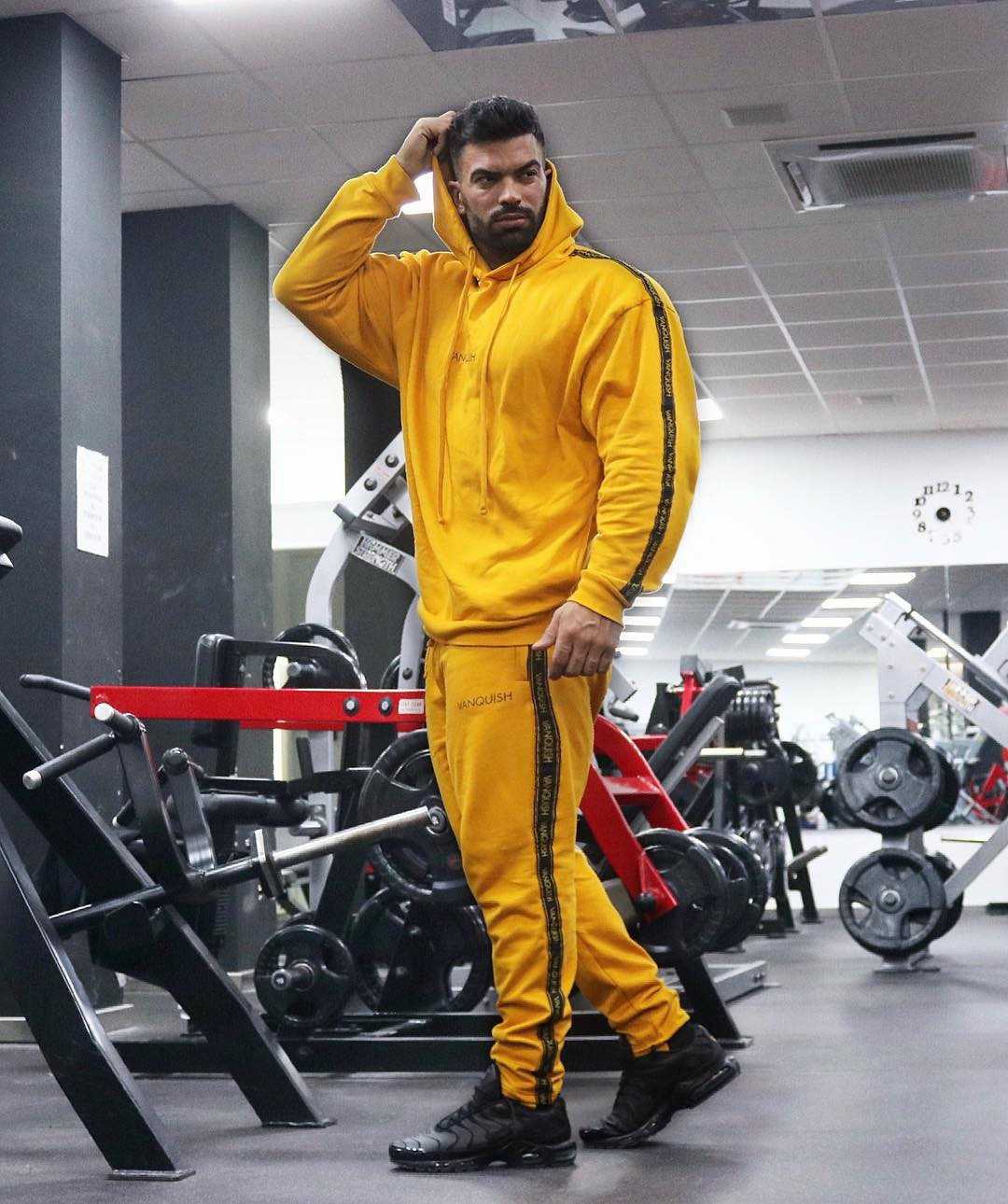 กางเกงขายาว VANQUISH #9 / ผ้าคอตตอนผสมโพลีฯ ทรงสวย ขาดูยาว ใส่ได้ทั้งยิมและเที่ยว ผ้านิ่ม ยืดหยุ่นดี