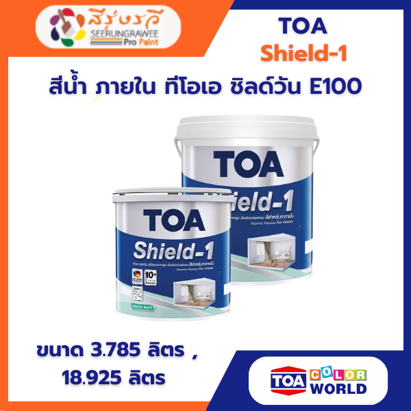 สีน้ำ ภายใน ทีโอเอ ชิลด์วัน E100