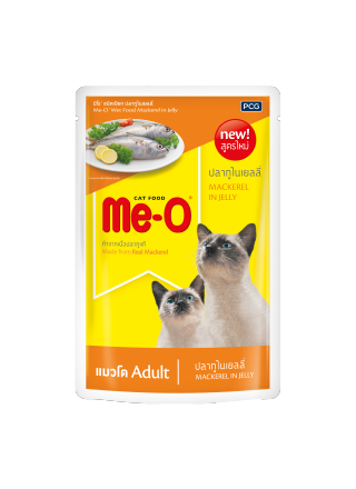 อาหารแมวชนิดเปียกMe-O รสปลาทูในเยลลี่