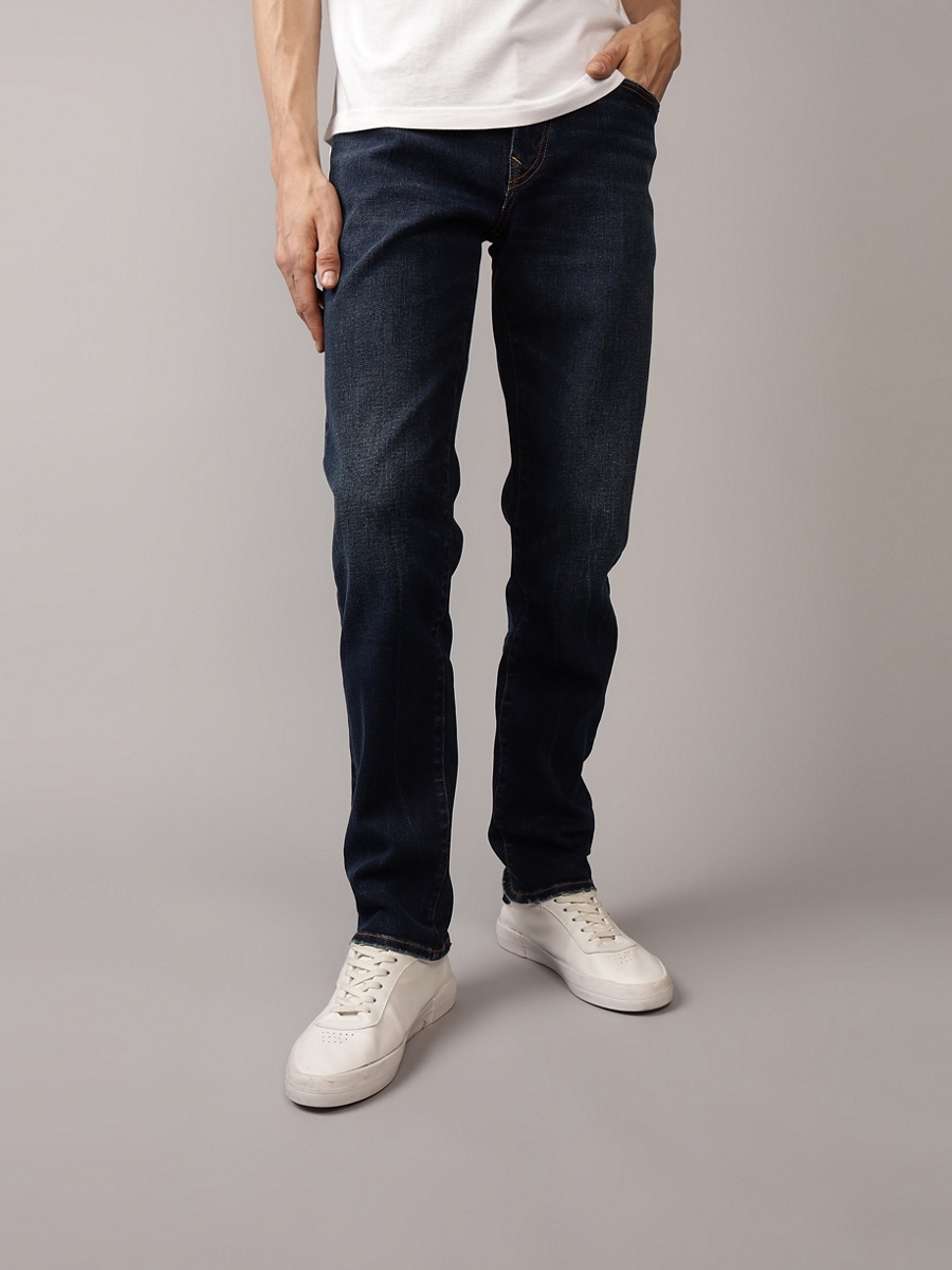 กางเกงยีนส์ ผู้ชาย INTL EXCLUSIVE DARK CLEAN SLIM STRAIGHT ( 011-6876-896 )