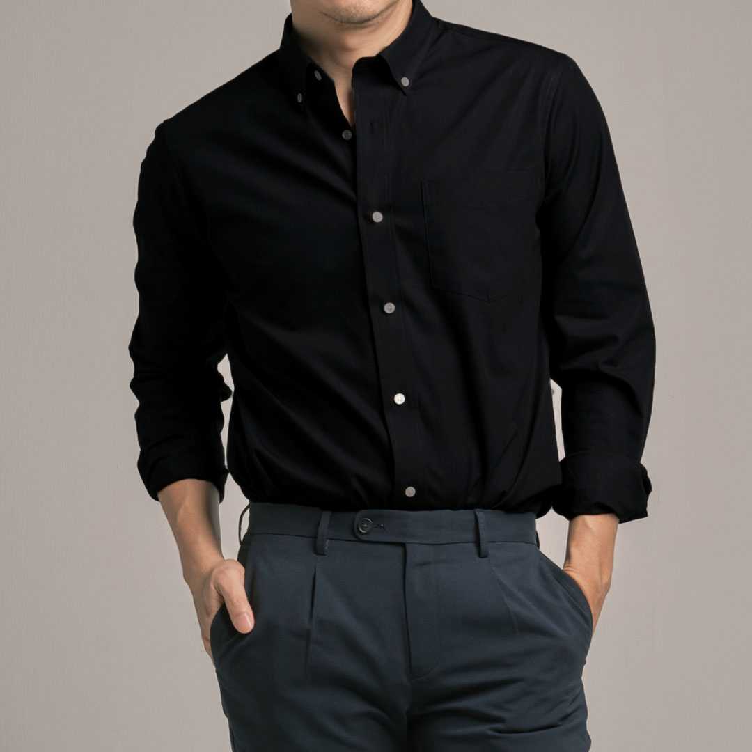 Ultrafine Dresshirt สี Black