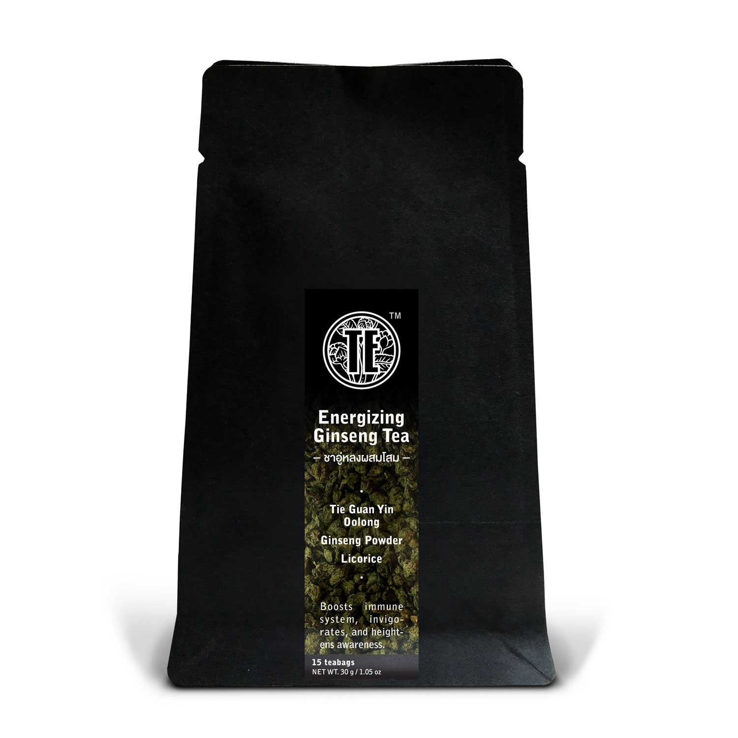 TE Energizing Ginseng Tea (Oolong Tea) 15Teabags