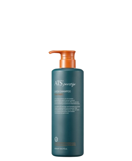 แชมพูสำหรับหนังศีรษะบอบบาง ผมร่วง ATS Perstige Livesh Shampoo