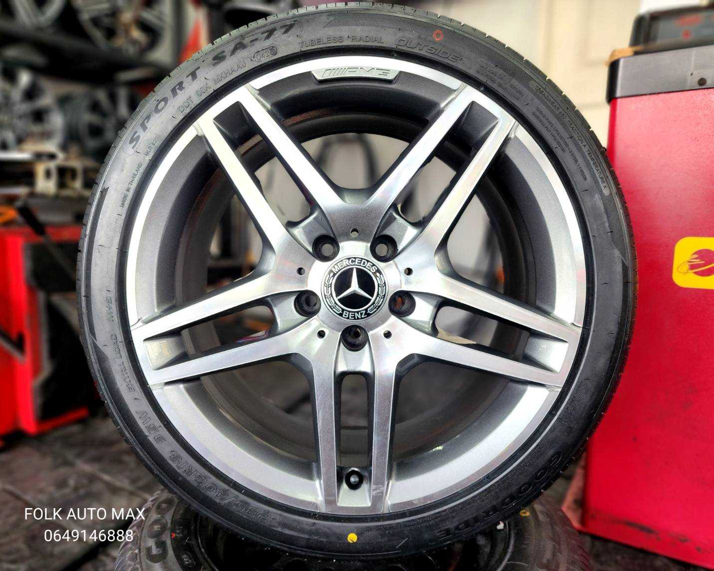 ปี25 ล้อ Mercedes Benz E Class E300 w212 ขอบ 18  พร้อมยางใหม่ ปี25 1442268  9959268  9962268 