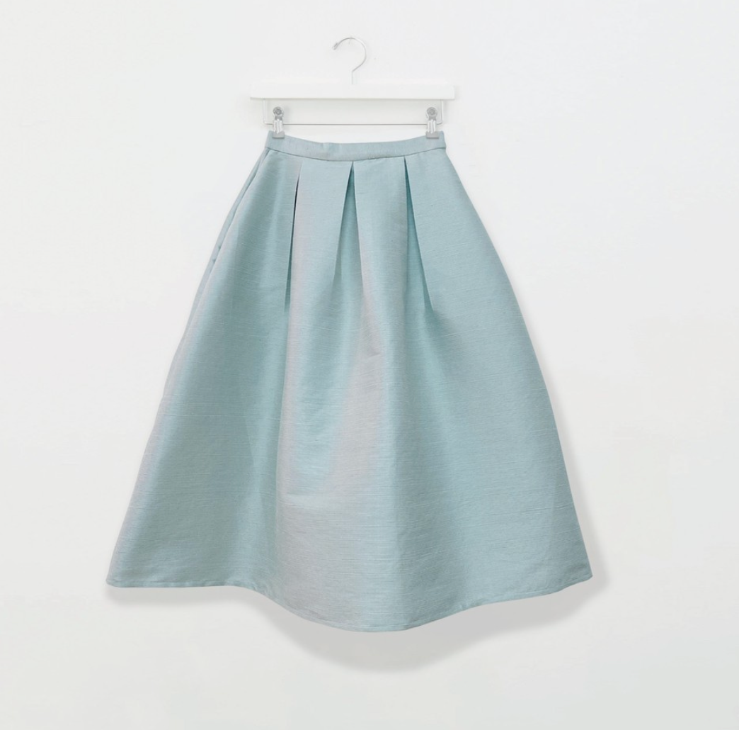 Thai Silk Skirt / Blue