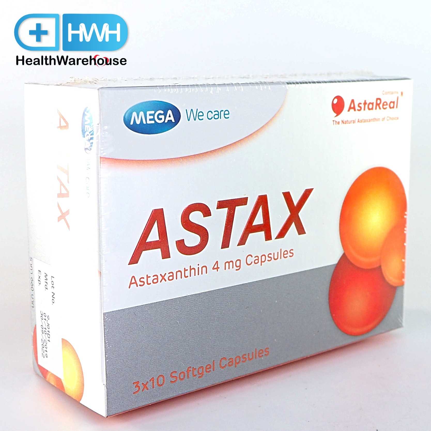 Mega We Care Astax 30 แคปซูล ผลิตภัณฑ์เมก้า วีแคร์ แอสแทกซ์ 30 แคปซูล