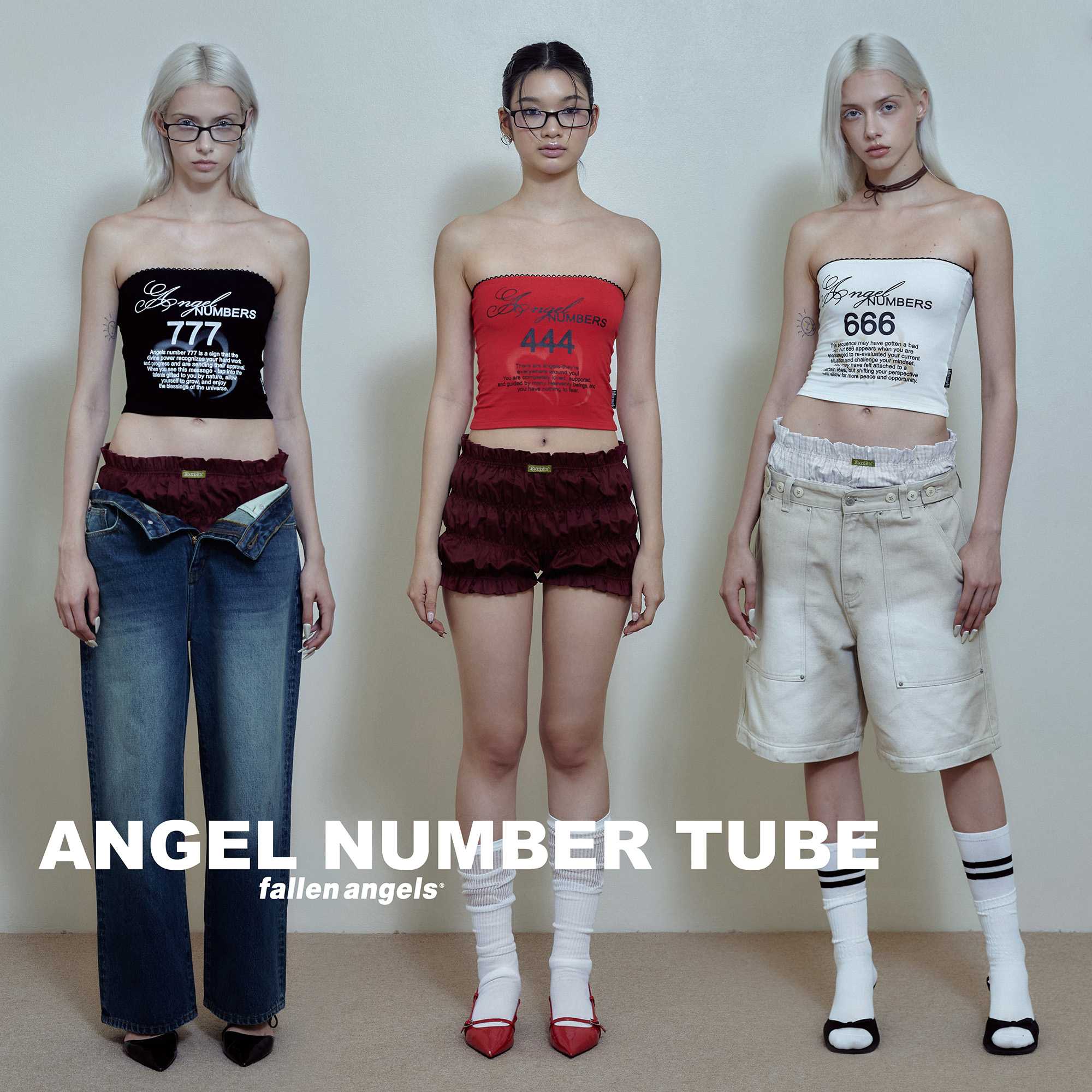 ANGEL NUMBER TUBE TOP
