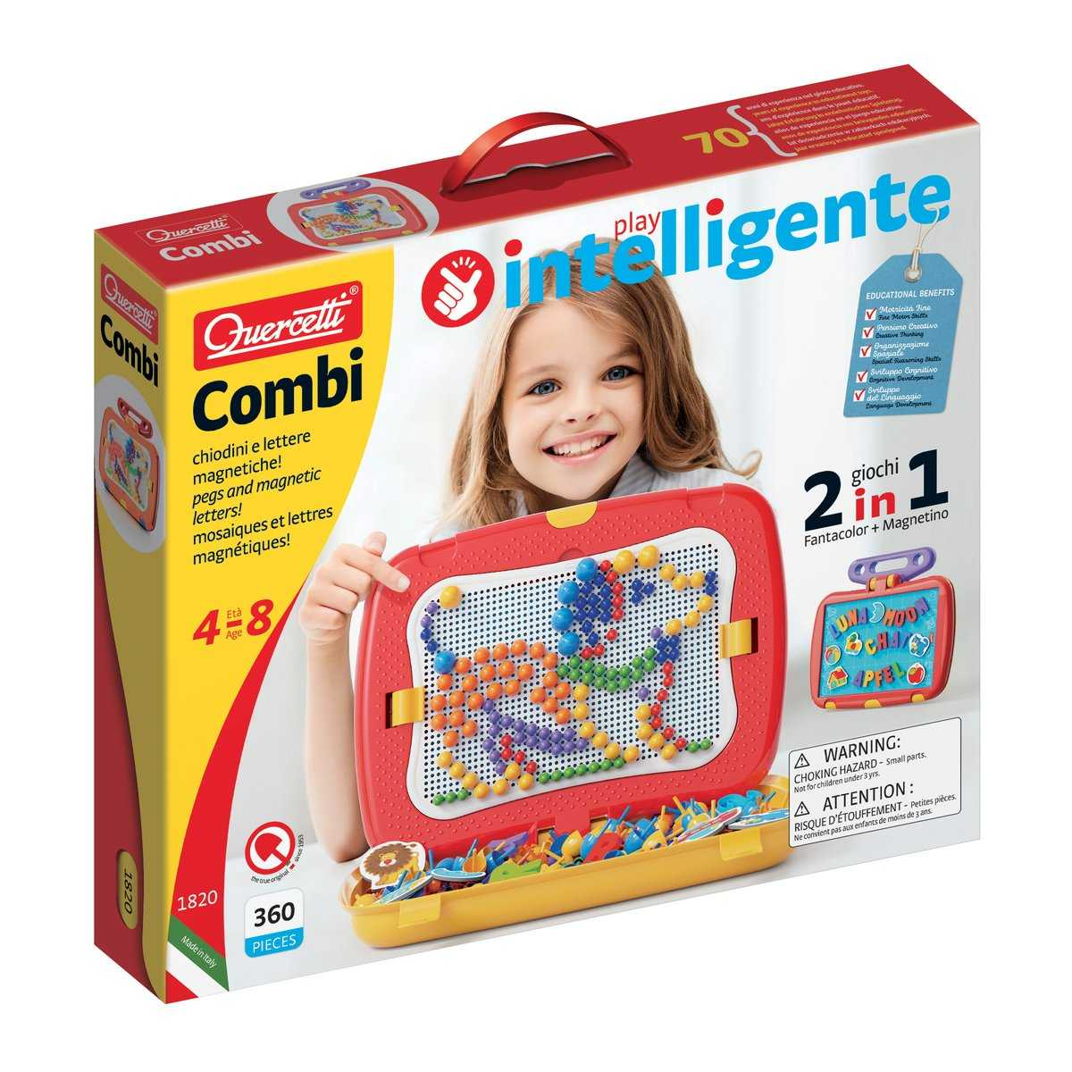 Quercetti Combi กระดานปักหมุดสีคอมบิ
