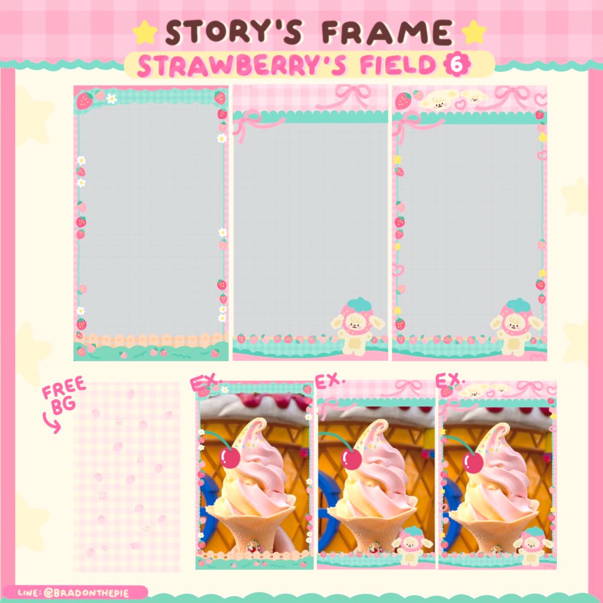STORY FRAME strawberry‘s field #6