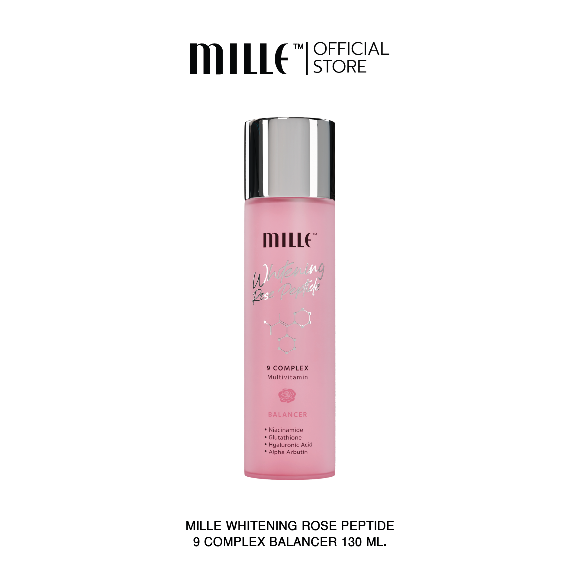 MILLE WHITENING ROSE PEPTIDE 9 COMPLEX BALANCER 130 ml