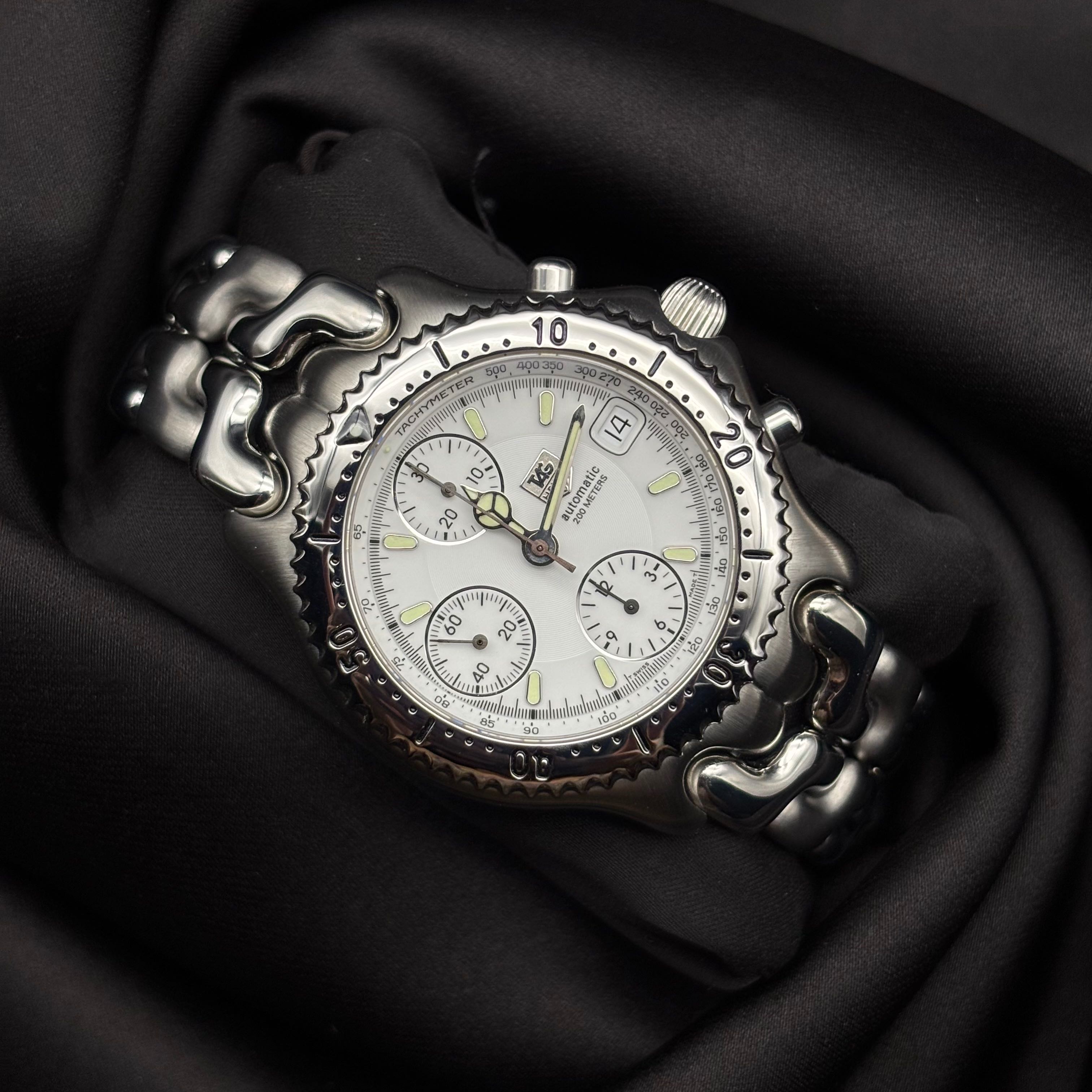 Tag Heuer King ก้างปลา วงแหวน จับเวลา Auto