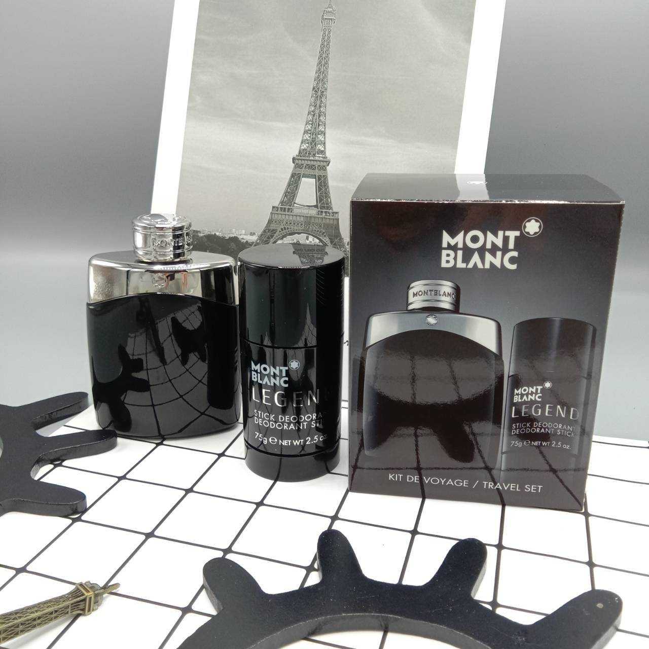 set mont blanc legend kit de voyage/travel set 100 ml