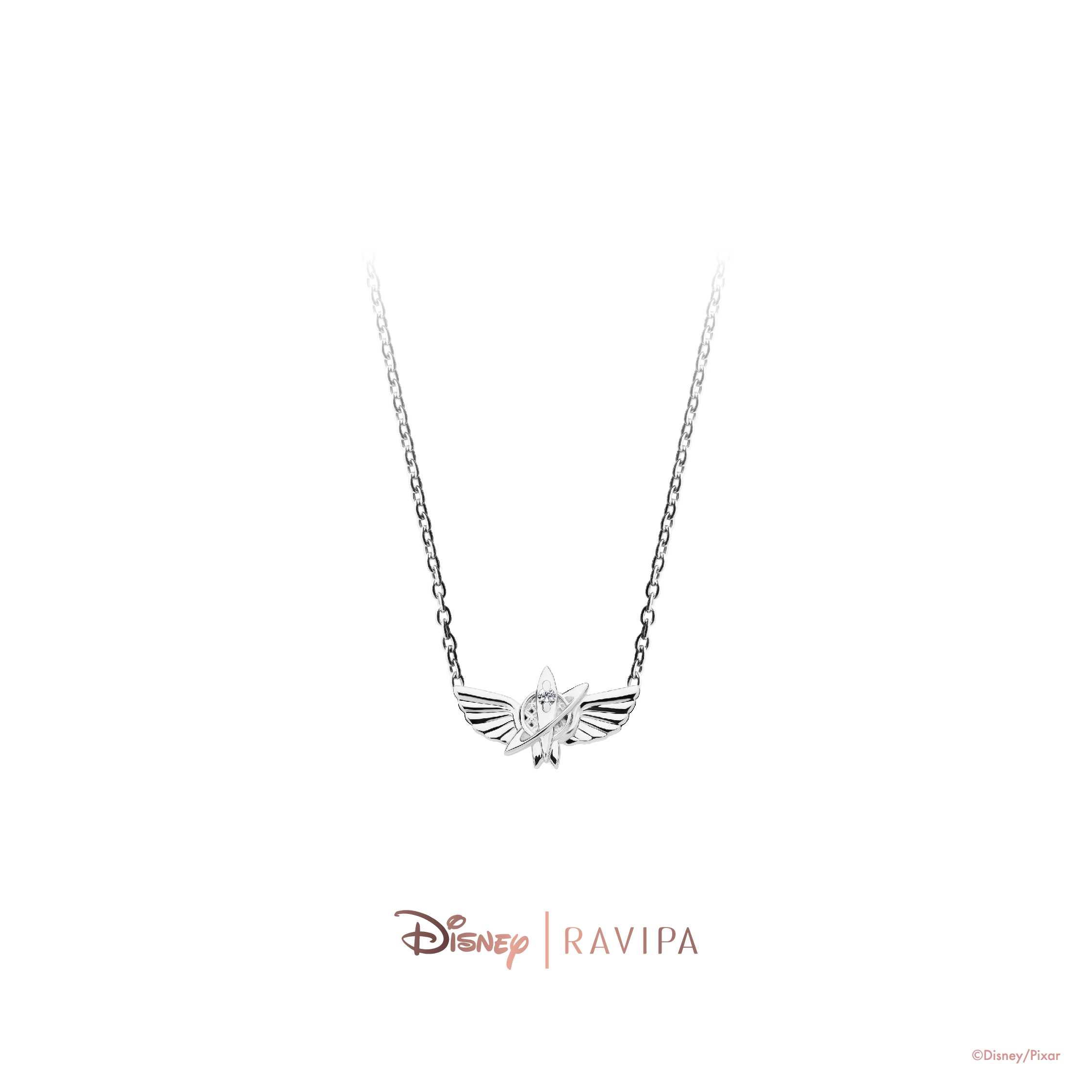 Silver Space Rangers Necklace