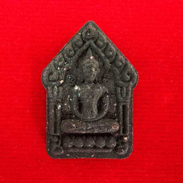 พระขุนแผน พรายแม่พิกุล รุ่น 1 พิมพ์เล็ก เนื้อเขียวเหนี่ยวทรัพย์ พระอาจารย์เลี้ยง วัดจอมเกษ