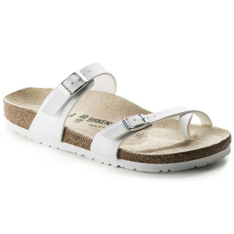 Birkenstock รองเท้าแตะ Unisex รุ่น Mayari สี White - 71053 (narrow)