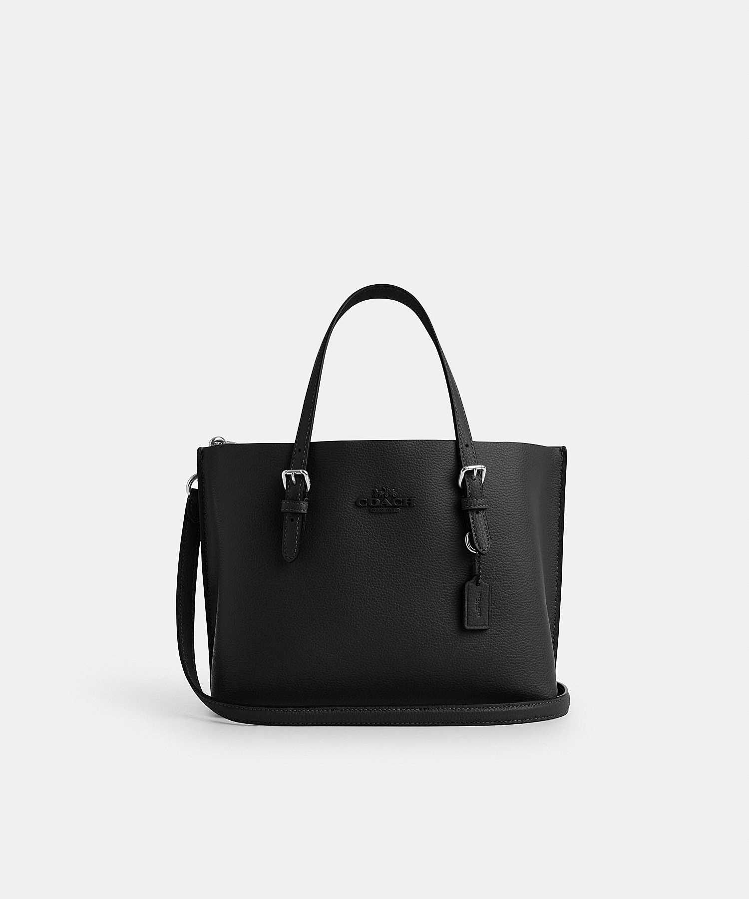 COACH MOLLIE TOTE BAG 25 CV966 SV/BK