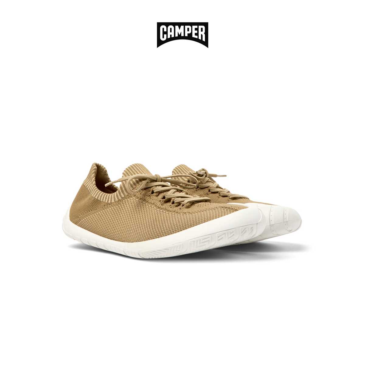 CAMPER รองเท้าผ้าใบ ผู้ชาย รุ่น Path สีน้ำตาล ( SNK -  K100885-007 )