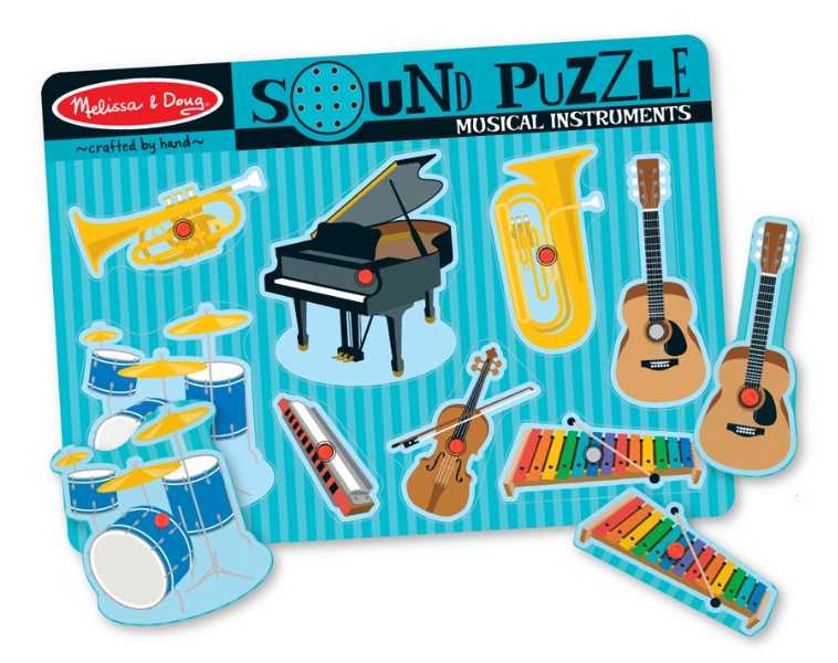 Sound Puzzle Musical Instruments#Melissa&Doug