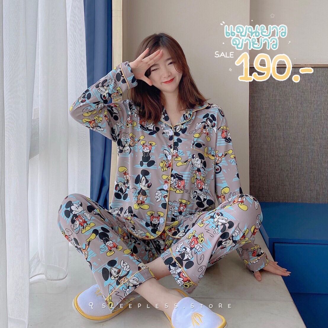 L66 - Micky mouse (แขนยาว+ขายาว)