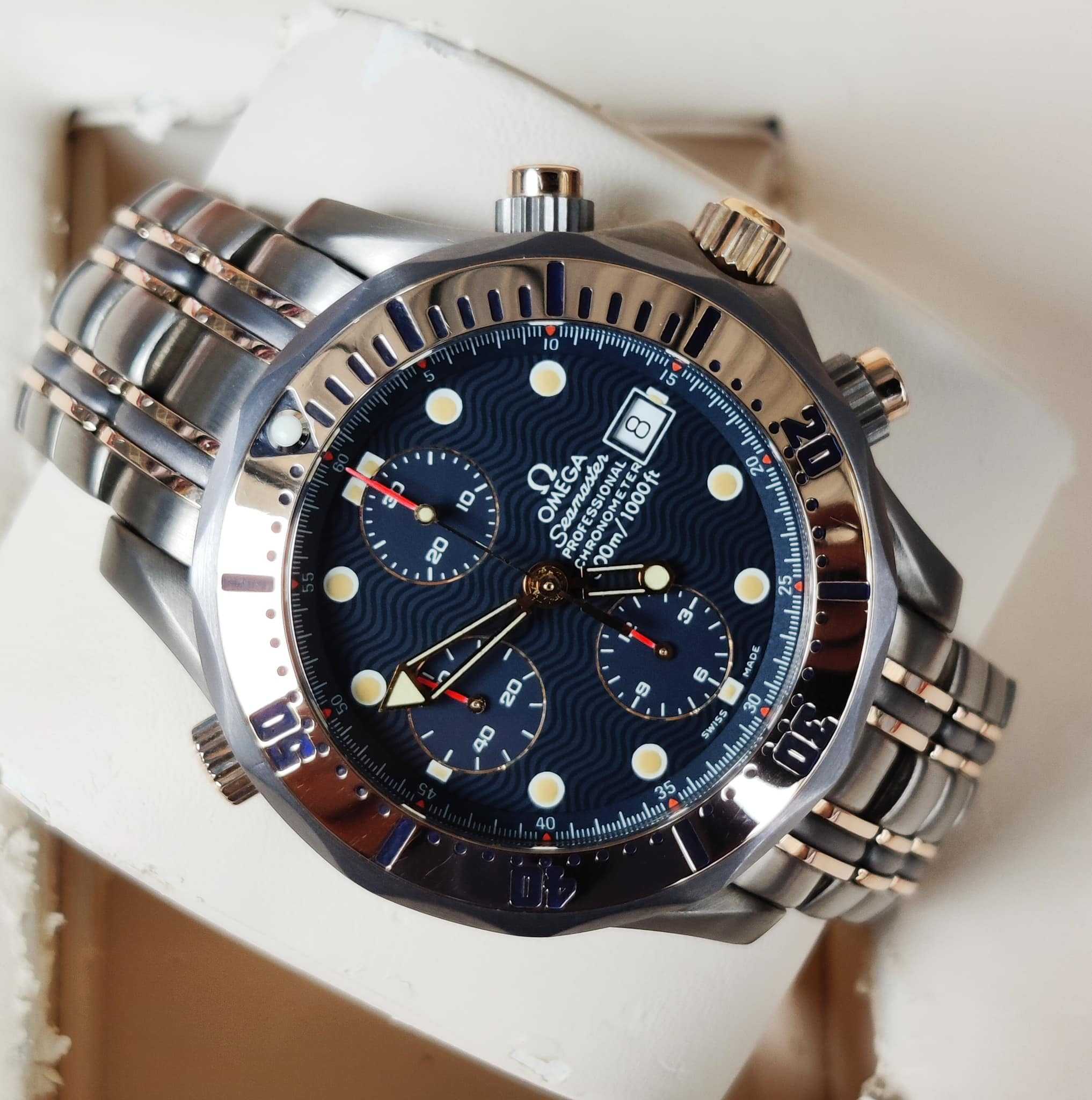 Omega Seamaster Diver Tri-Color Chronograph