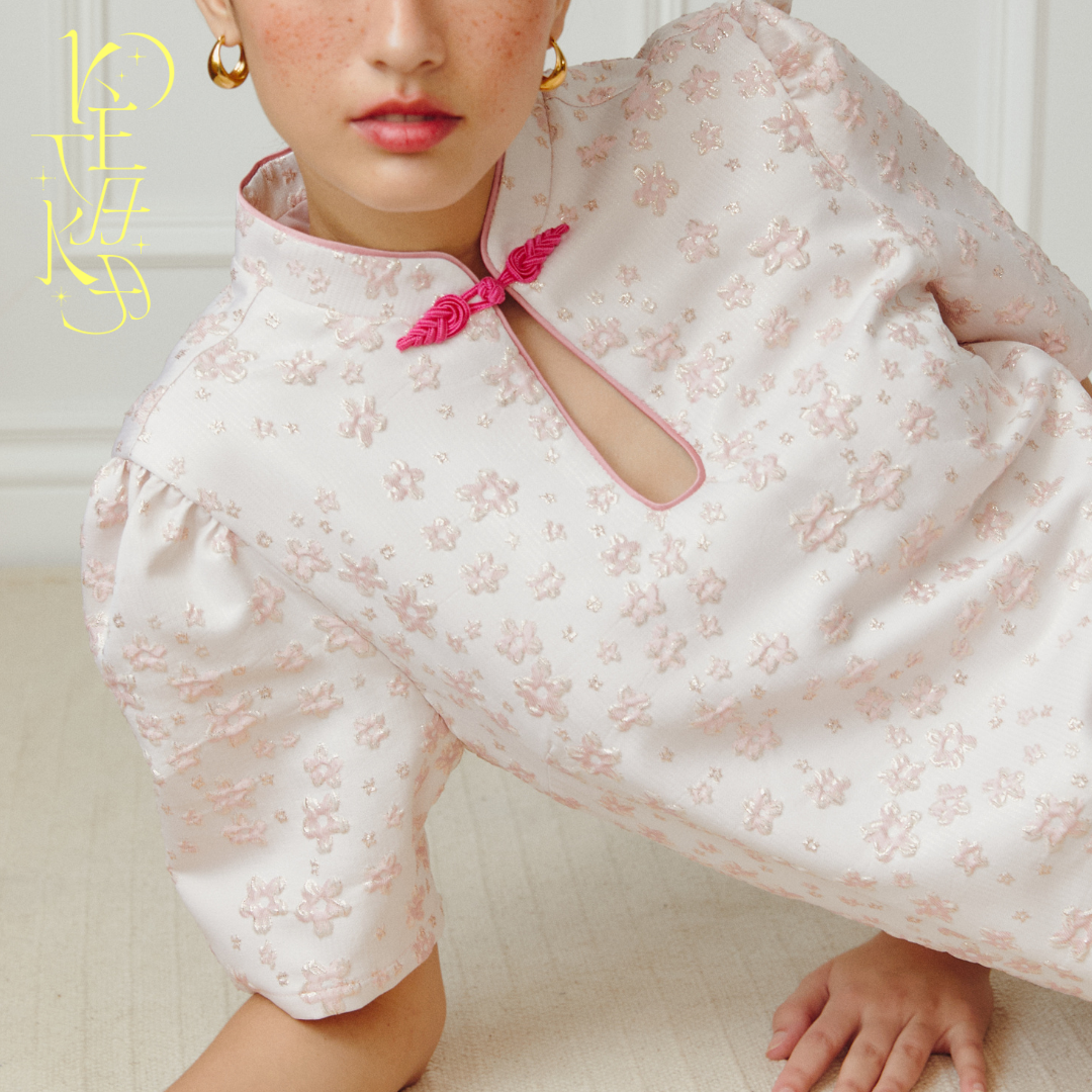 VETAKA Lunar Dress เดรสตรุษจีน แขนตุ๊กตา