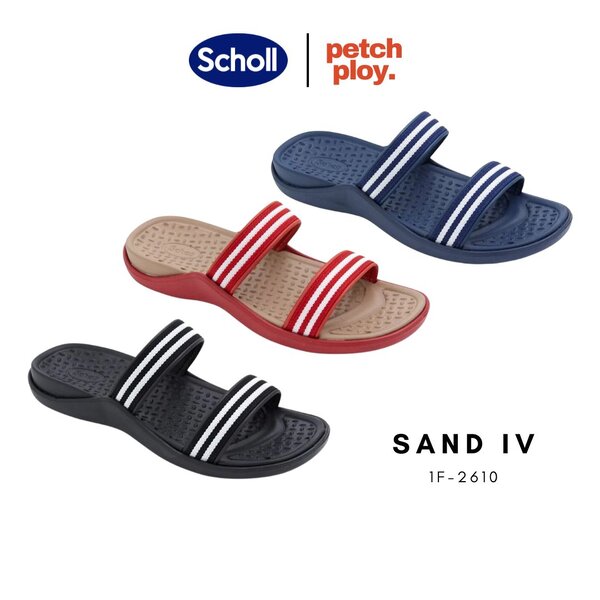 รุ่นขายดี!! Scholl รุ่น Sand IV แซนด์สี่ 1F-2610 รองเท้าสกอลล์ผู้หญิง