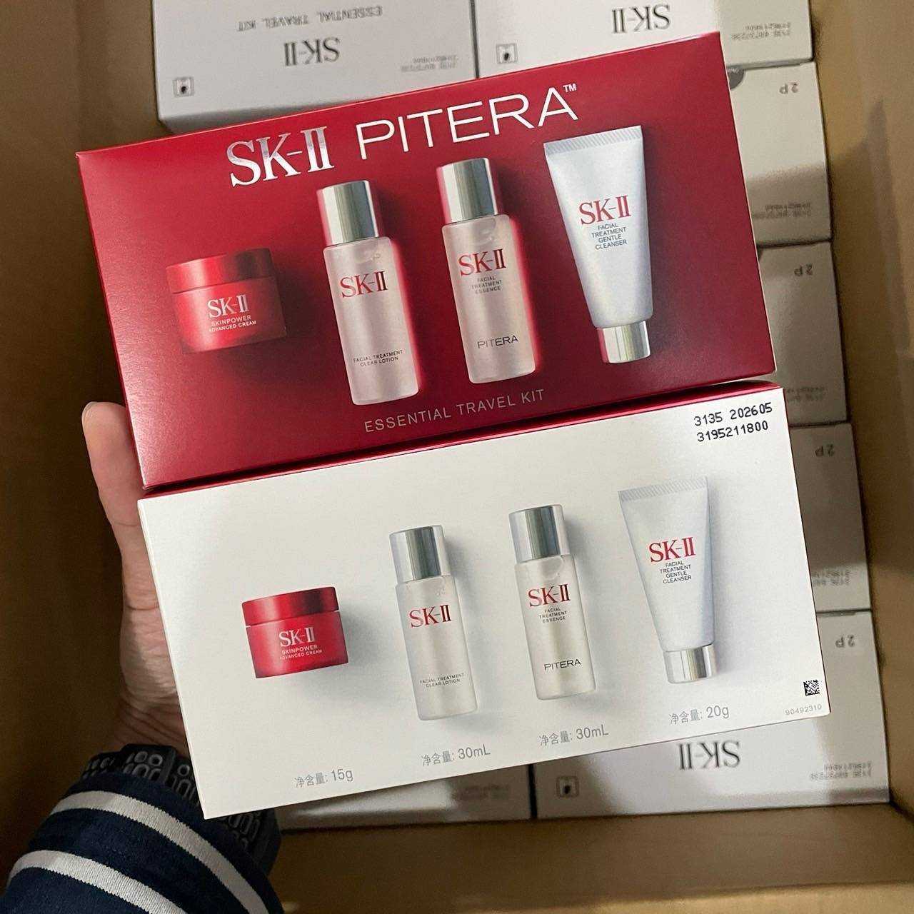 ชุดเซ็ตบำรุงผิวหน้า  Sk-II Pitera Set 4 ชิ้น  สุดคุ้ม​ 