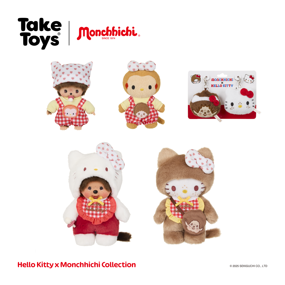 มอนชิชิ x คิตตี้ - Hello Kitty x Monchhichi Collection