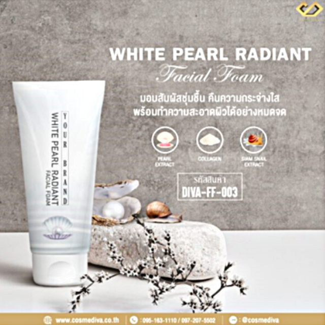 DIVA-FF-003 WHITE PEARL RADIANT FACIAL FOAM