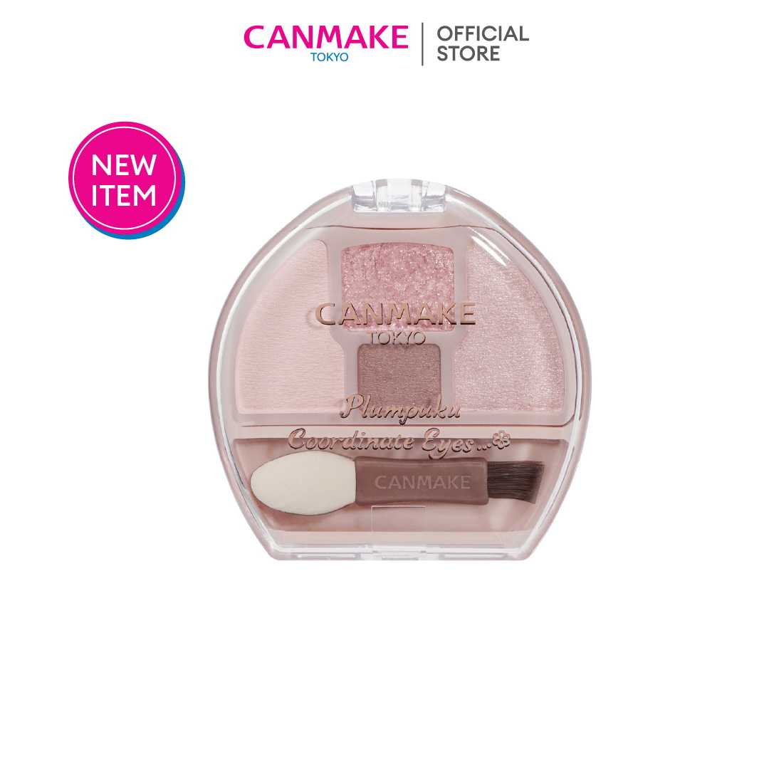 CANMAKE  Plumpuku Coordinate Eyes  Neo  พาเลทอายแชโดว์สร้างดอลลี่อายรุ่นพิเศษ